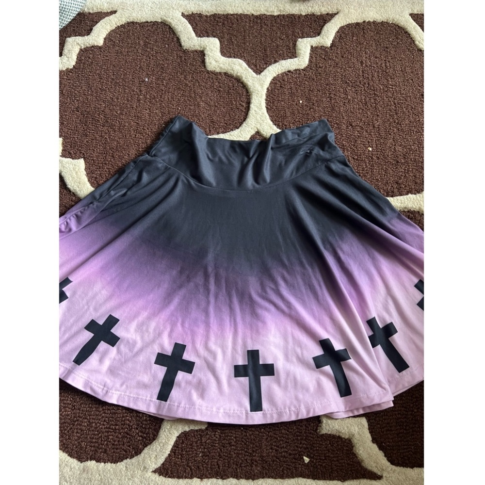 kawaii ombre purple and pink skirt